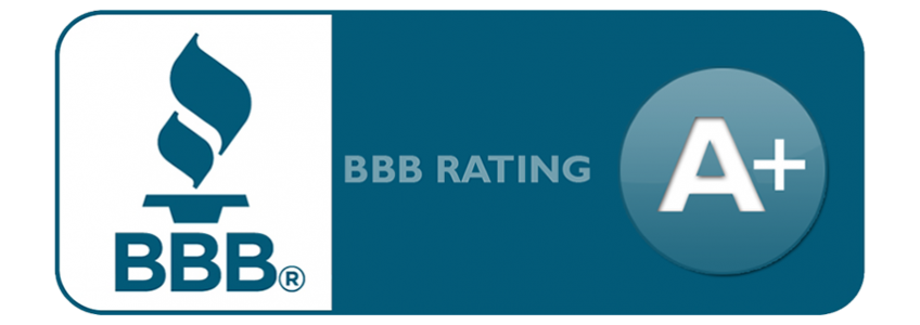 Better Business Bureau A plus rating Logo